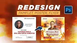 Redesign Pamflet 01 | Hukuman Mati & Efek Jera untuk Koruptor | PHOTOSHOP DESIGN