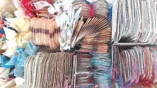 Fabric Ribbon Ties on Tags