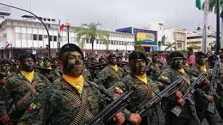 MACHALA.- GRAN DESFILE MILITAR POR LOS 194 AÑOS DE CANTONIZACION.
