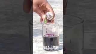 Potassium v/s Dettol Reaction was Awesome