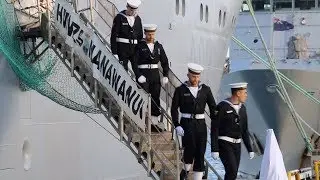 HMNZS Manawanui Commissioned  Auckland  New Zealand - 2019