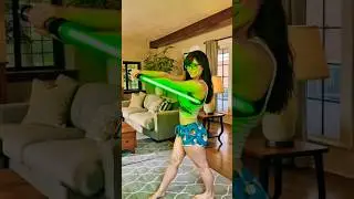 VEE THREE Luke ROTJ #lightsaber #starwarsgirl #rotj #lukeskywalkeredits