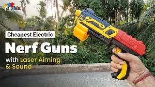 Best Electric Nerf Guns just ₹99 | Unboxing & Review | Cheapest Soft Bullet Gun | bb Gun | Playbiz