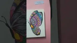 Mandala art butterfly #art #drawing #artwithdeva #mandalaart#painting