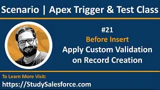 21 Trigger & Test Class | Before Insert | Apply Custom Validation on Opportunity Record Creation