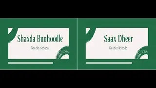 Magaalooyinka Shaxda Buuhoodle iyo Saax Dheer | Dhaantadii Sool | Axmed Budul.