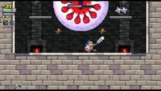 Defeating the gatekeeper Khidr (Rogue Legacy)