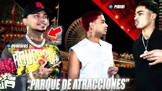 REYDELACITY Y DOMIDIOS EN UN PARQUE DE ATRACCIONES 🤣🎢 ¡mala idea!