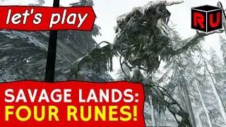 Opening dragon portal with Forest Giant runes | Let's play Savage Lands (S2 Ep 29)