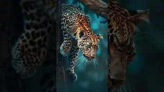 Leopard 🐆 Did you know leopards #LeopardFacts #BigCatLovers #NatureIsAmazing #shorts #feedshorts