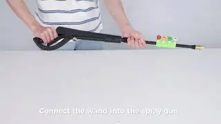 How to assemble the wand into the gun