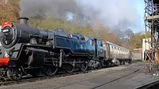 NYMR - No.80136 departs Grosmont with the Moorlander.