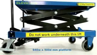 BiGDUG Medium Duty Double Scissor Lift Table Product Video