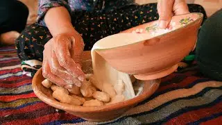 Qourouti and Komach: The Most Delicious Meal for Farmers in the Village | Traditional Cooking