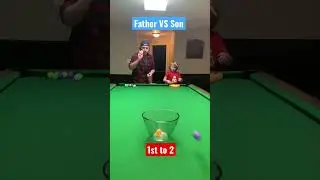 Father VS son #game #family #challenge #familytime