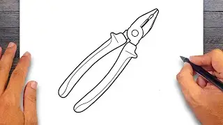 How to draw Plier