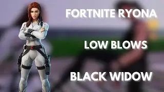 Black Widow (Snow Suit) - Low Blow Ryona (リョナ) - Fortnite Finishers