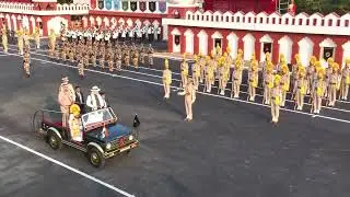 Home Minister Amit Shah inspects the 54th #CISF Raising Day Parade - 2023