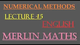 Numerical Methods - Engineering Maths - Unit 2 - Cubic Spline Interpolation problem - English