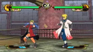 Naruto GNTSP Minato vs Sage Naruto