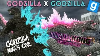 MonsterVerse vs Minus One Godzilla! (Godzilla x Kong Gmod Scene Build)