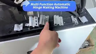 Aluminum Hinges Making Machine, Automatic Hinge Making Machine #hinge #hingemachinery #hingemachine