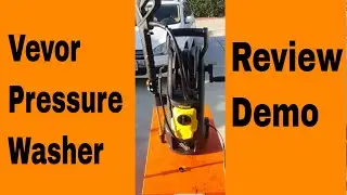 VEVOR Electric Pressure Washer 2000 PSI 30ft roll up hose Review and Demo