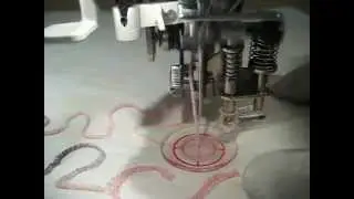 DIY free motion couching foot; Part 2 of Janome's free motion couching foot review