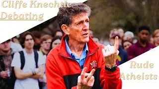 Клифф Кнехтле противостоит атеисту Руду в своих последних дебатах.