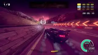 Inertial Drift - Lakeside Loop R Three Laps Time Attack [2:22:32] [HPE Dragon GTX]