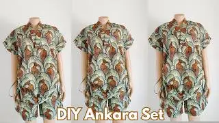 How to Make a Two-Piece Ankara Shorts Set | Easy Sewing for Beginners | Part 1