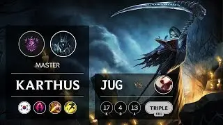 Karthus Jungle vs Lee Sin - KR Master Patch 9.6