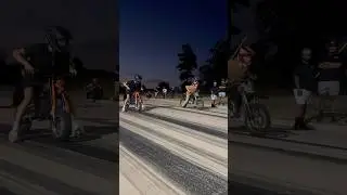 72V RAZOR MX650 vs RM85 2 Stroke Drag Race #razor #72v #dirtbike #dragrace #rm85 #2stroke