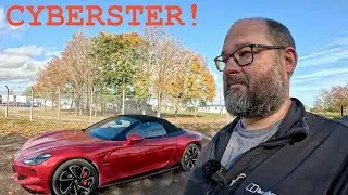 My first EV driving experience happens to be in an MG CYBERSTER! What do I think?