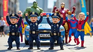 Best Kids & Toddlers Dance by Hello DODO 🚔 Funny Police Baby Song #13