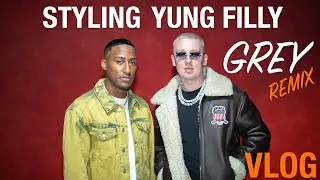 Styling Yung Filly For 'Grey Remix' featuring Aitch | VLOG