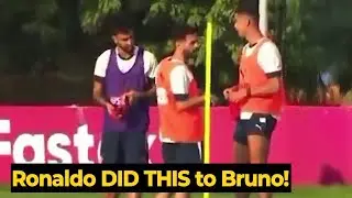 Bruno Fernandes listened to Ronaldo&rsquo;s advice during Portugal&rsquo;s training ahead Armenia clash