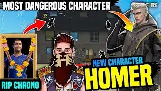 Free fire new character | new charter ability | new HOMER character | free fire new event | freefire