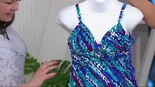 DreamShaper by Miraclesuit Cara Tankini/Skort Swimsuit on QVC