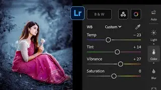 Lightroom Navy blue tone photo editing | dark blue colour photo editing Lightroom | Lr editing