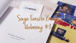 BTS SUGA Fansite Goods Unboxing || &lsquo;Bump It&rsquo; by Fistbump_suga