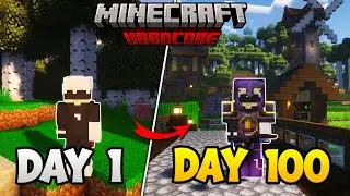 Gua 100 Hari BERTAHAN HIDUP Di Minecraft Hardcore