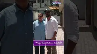 Vicky Kaushal and Producer Ramesh Taurani share a warm embrace! Is a new Vicky film in the works?!