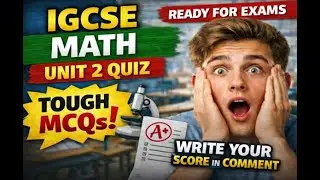 IGCSE MATH QUIZ | Can You Solve This Beautiful Quiz