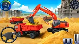 Railroad Builder Simulator 3D - Highway Excavator Construction JCB - Android GamePlay