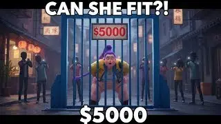 RUMI vs THE SMALLEST GAP  $5000 CHALLENGE! Kpop Demon Hunter