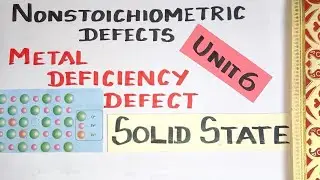 S-17/Metal Deficiency defect/ Solid State/TN 12 th STD/ Explanation in TAMIL/Vol1/ Unit 6