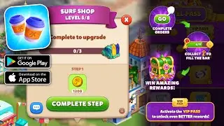 Travel Town - Pas & Surf Shop New Level - Gameplay Walkthrough 109 (Android, iOS)