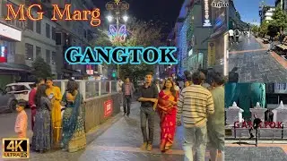 Exploring MG Marg, Gangtok at Night | North Sikkim |Deepoo vlog  India | 4K Full Tour Gangtok Vlog 