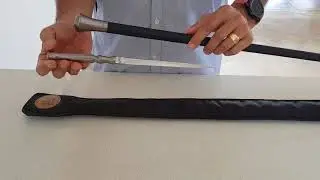 Burger Custom Canes -Titanium Stiletto model